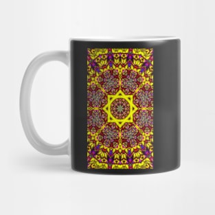 3D Abstract pattern, symmetrical 8 Mug